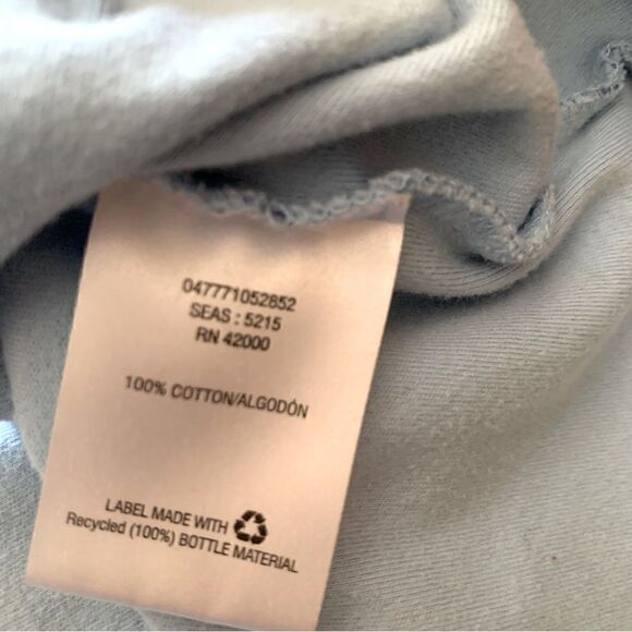 Holiday Editions Blue Snowflake Print Turtleneck Pullover Top Size Small - Picture 4 of 4